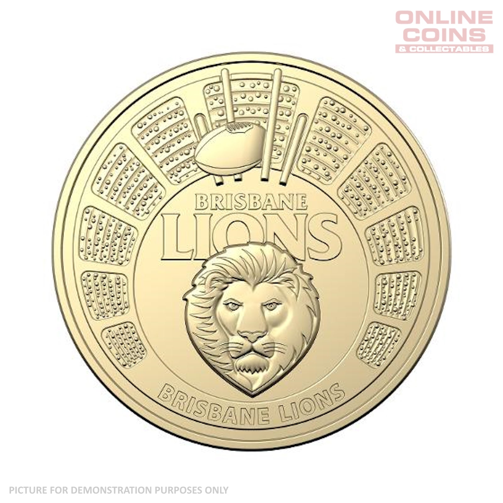 2024 AFL LOOSE $1 COIN - BRISBANE LIONS
